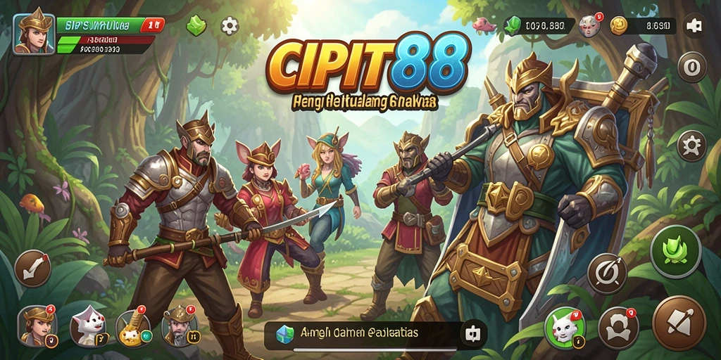 Tampilan menarik dari gameplay <strong>CIPIT88</strong> yang penuh warna dan interaktif.
