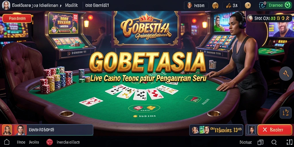GOBETASIA - tampilan gameplay Live Casino yang seru dan interaktif.