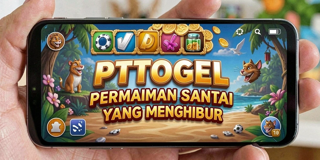 Tampilan gameplay PTTOGEL yang santai dan menyenangkan.