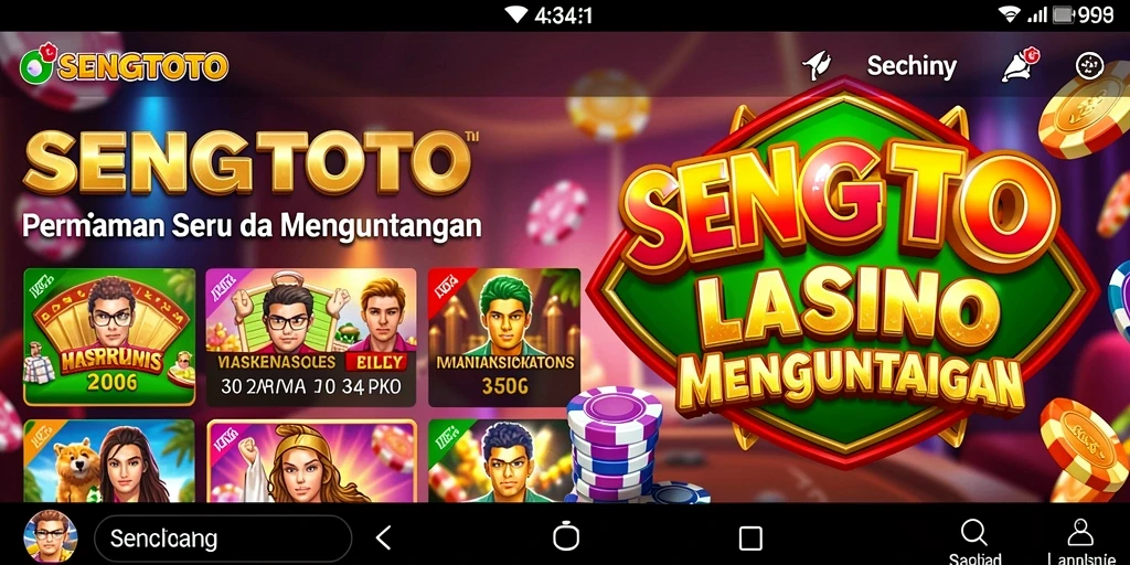 Tampilan gameplay SENGTOTO yang menegangkan dan mengasyikkan.