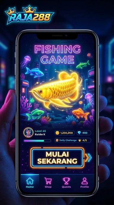 Screenshot fitur pencarian aplikasi di raja288 yang cepat dan efisien.
